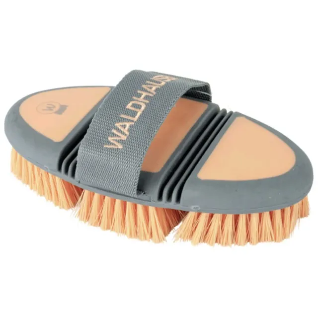 Beikircher Grünland Flex Dandy Brush spazzola pesca/grigio setole morbide