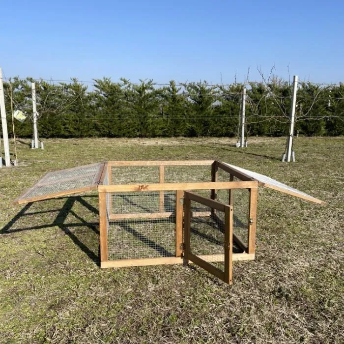 Il Verde Mondo gabbia legno galline pulcini 90x90