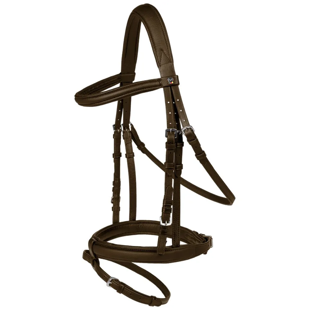 Waldhausen X-Line Supersoft briglia cuoio anatomica con redini