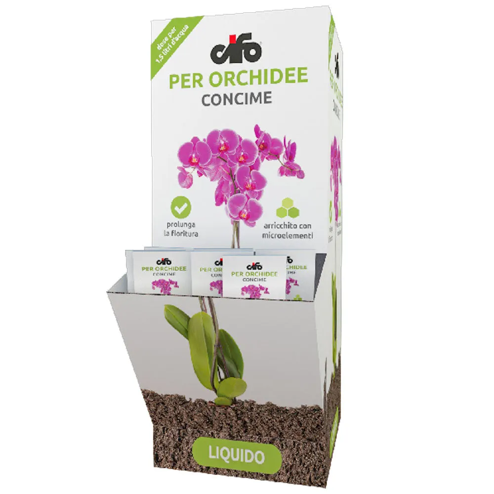 Cifo concime liquido orchidee 2,5 ml NPK 6-6-6 microelementi