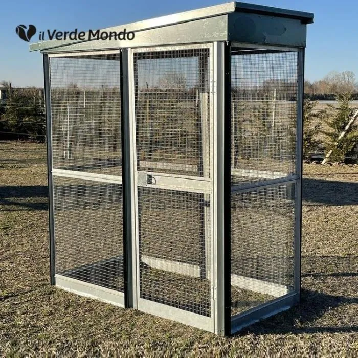 Il Verde Mondo Ararauna Recinto Coperto 2x1 maglia 30x30