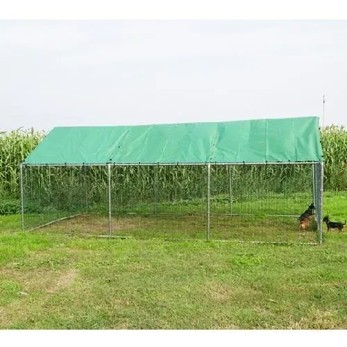 Il Verde Mondo Recinto Cani Giardino XL 6x3 m Doppia Rete