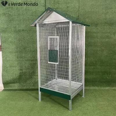 Il Verde Mondo Capinera A00 Voliera Uccelli 80x73x163 italiana