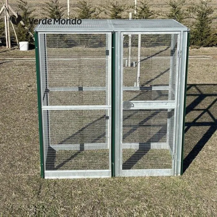 Il Verde Mondo 2x1 voliera modulare rete uccelli 1,90 m