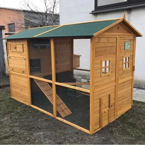 Il Verde Mondo Brahma XXXXL Plus kit pollaio legno con recinto