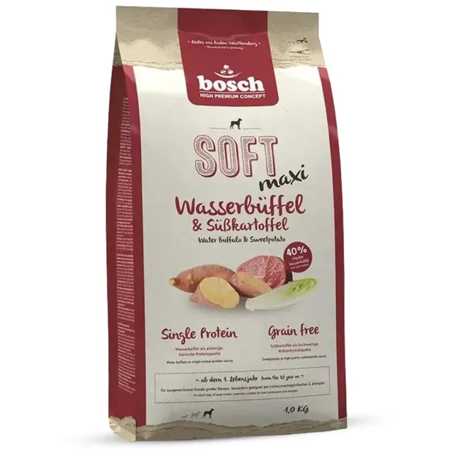 Bosch HPC Soft Maxi crocchette bufalo e patata dolce grain free