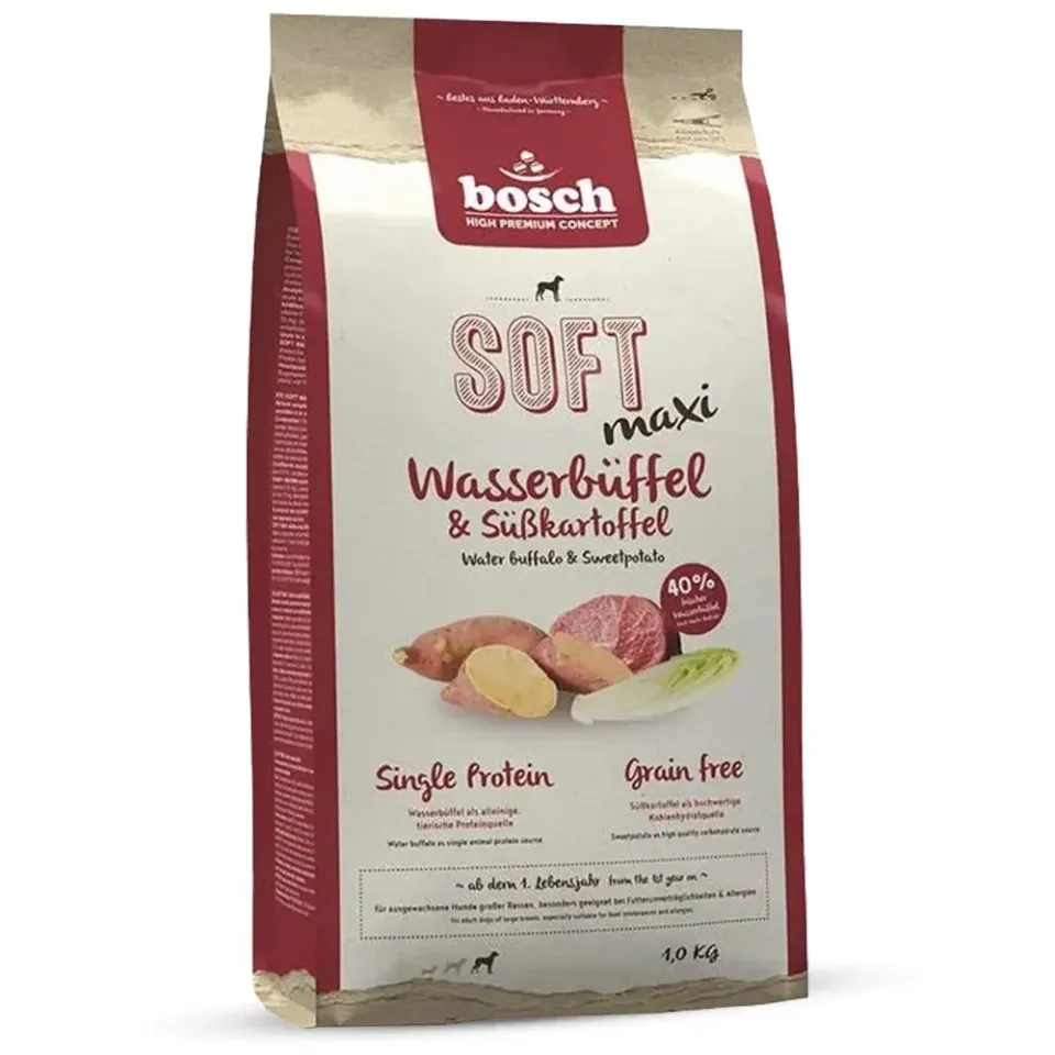 Bosch HPC Soft Maxi crocchette bufalo e patata dolce grain free