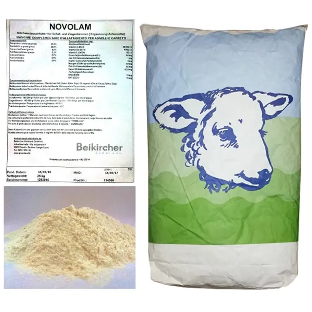 Beikircher Grünland Novolam latte agnelli capretti 25 kg