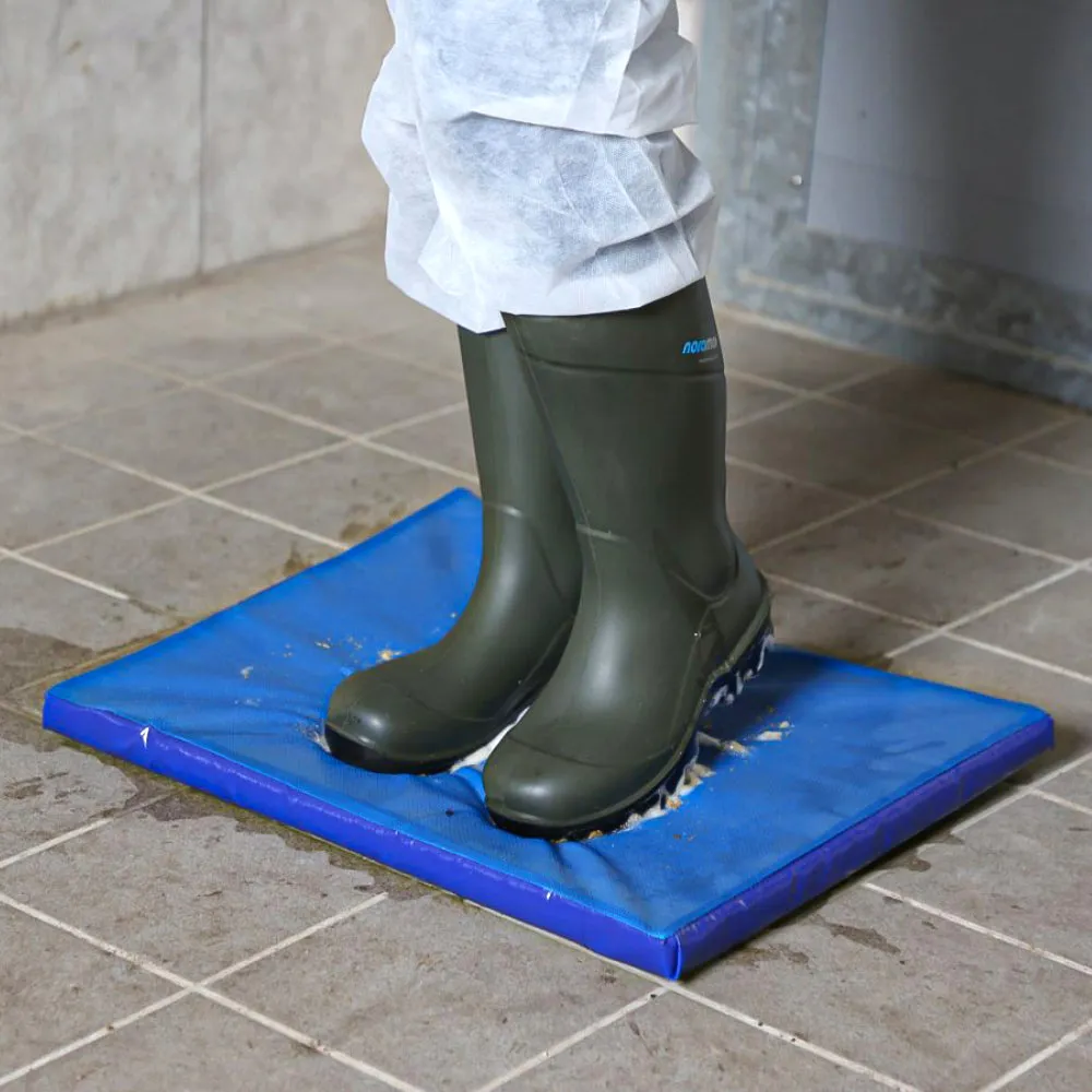 Beikircher Grünland tappeto disinfettante blu 85x60x3 cm antisdrucciolo