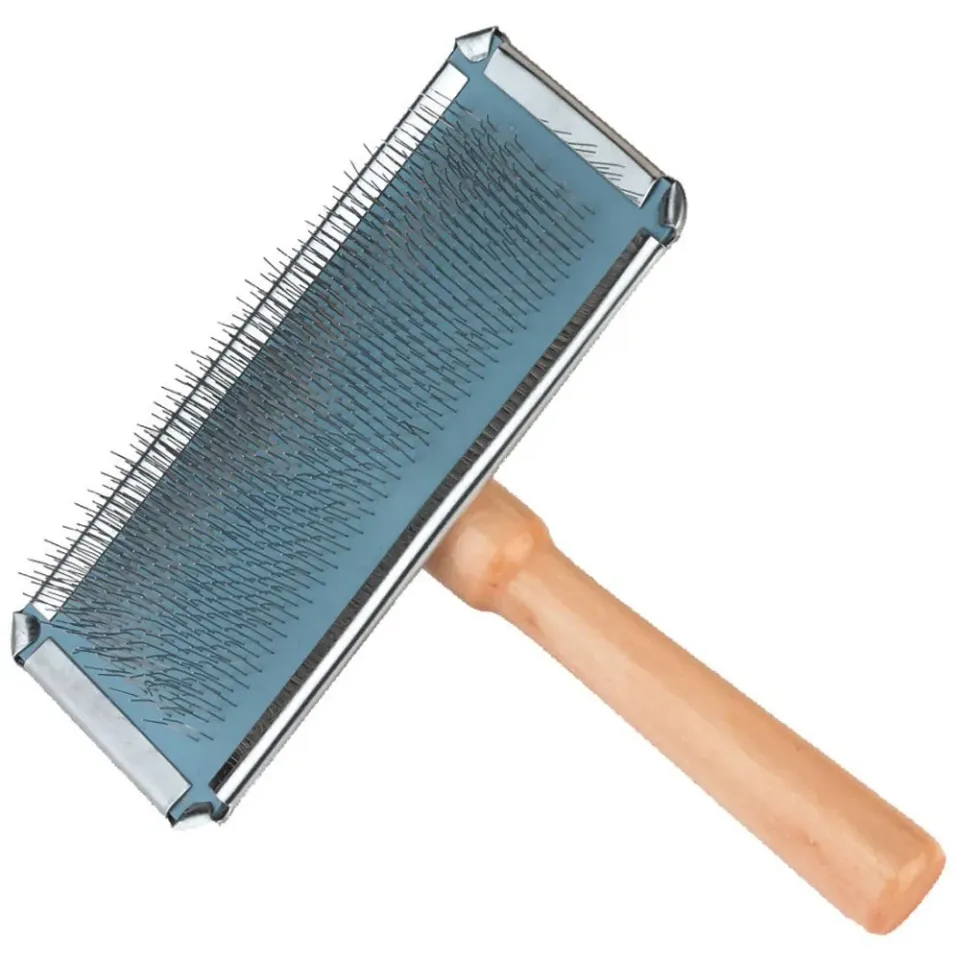 Beikircher Grünland Spazzola Gatto 12cm Setole Metallo Legno