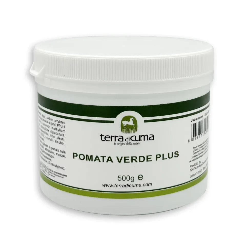 Terra di Cuma Pomata Verde Plus unguento 500 g lenitiva