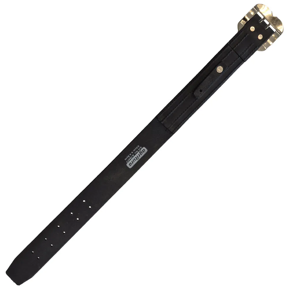 Beikircher Grünland cinghia pecore cuoio 65 cm nera