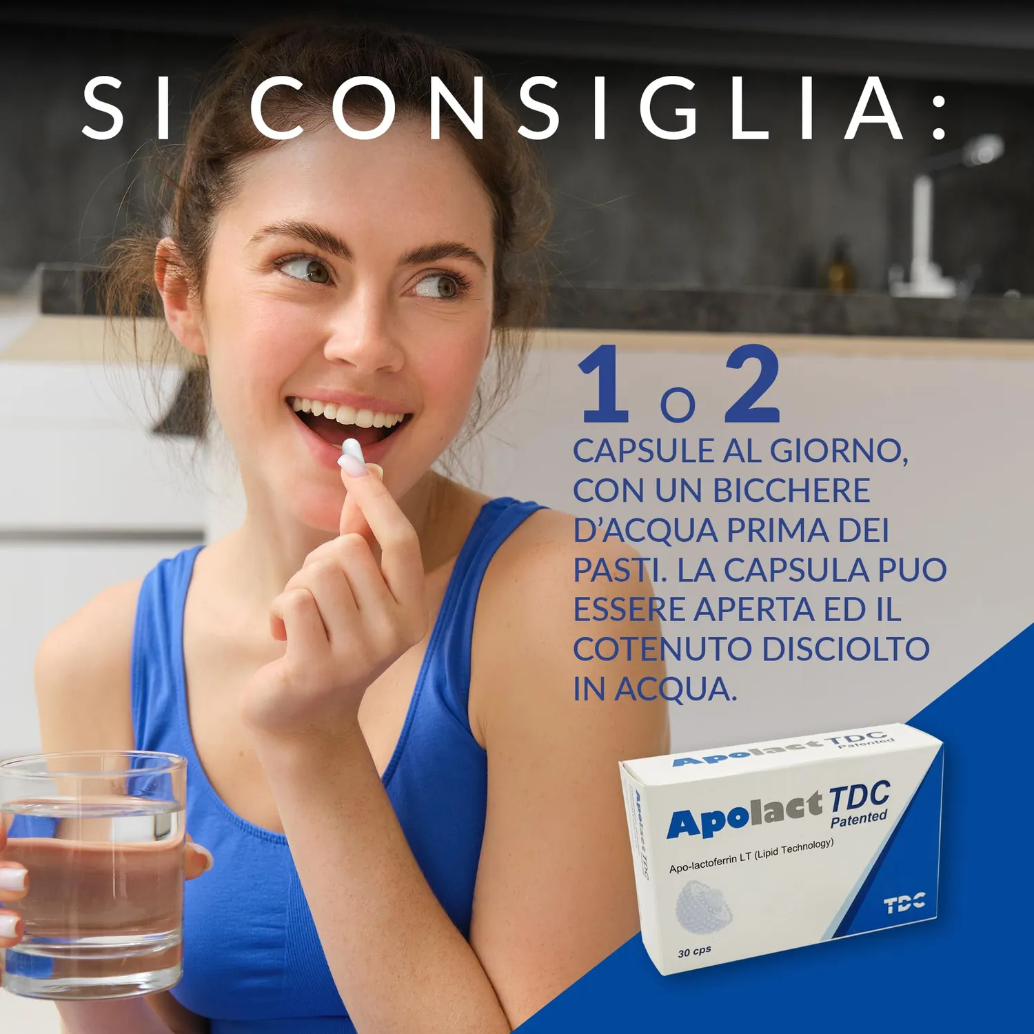 Terra Di Cuma Apolact TDC Integratore Apo-Lattoferrina Liposomi