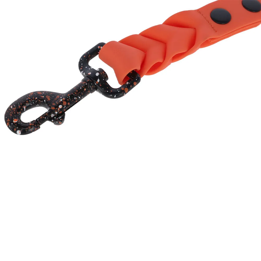 Puno Guinzaglio Cane Arancione 100 cm Catarifrangente