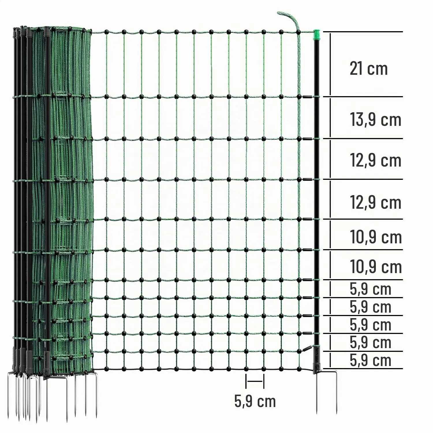 VOSS.farming farmNET rete polli 50m 112cm non elettrificabile