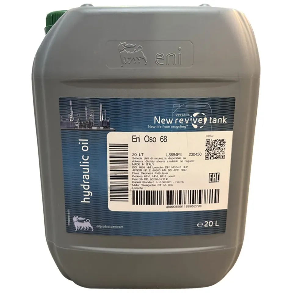 Eni OSO S 68 olio idraulico antiusura HLP filtrabile