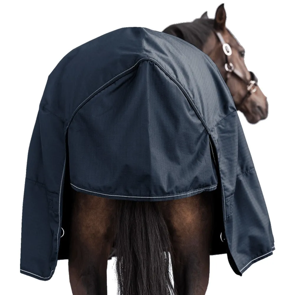 Nordic coperta cavallo collo alto 200g nero 145cm