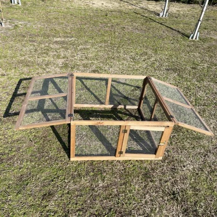 Il Verde Mondo gabbia legno galline pulcini 90x90