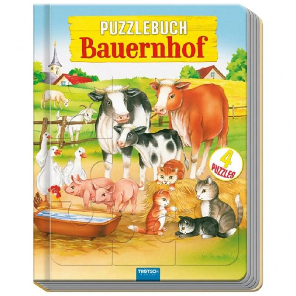 Beikircher Grünland Agritura libro puzzle fattoria 4 puzzle