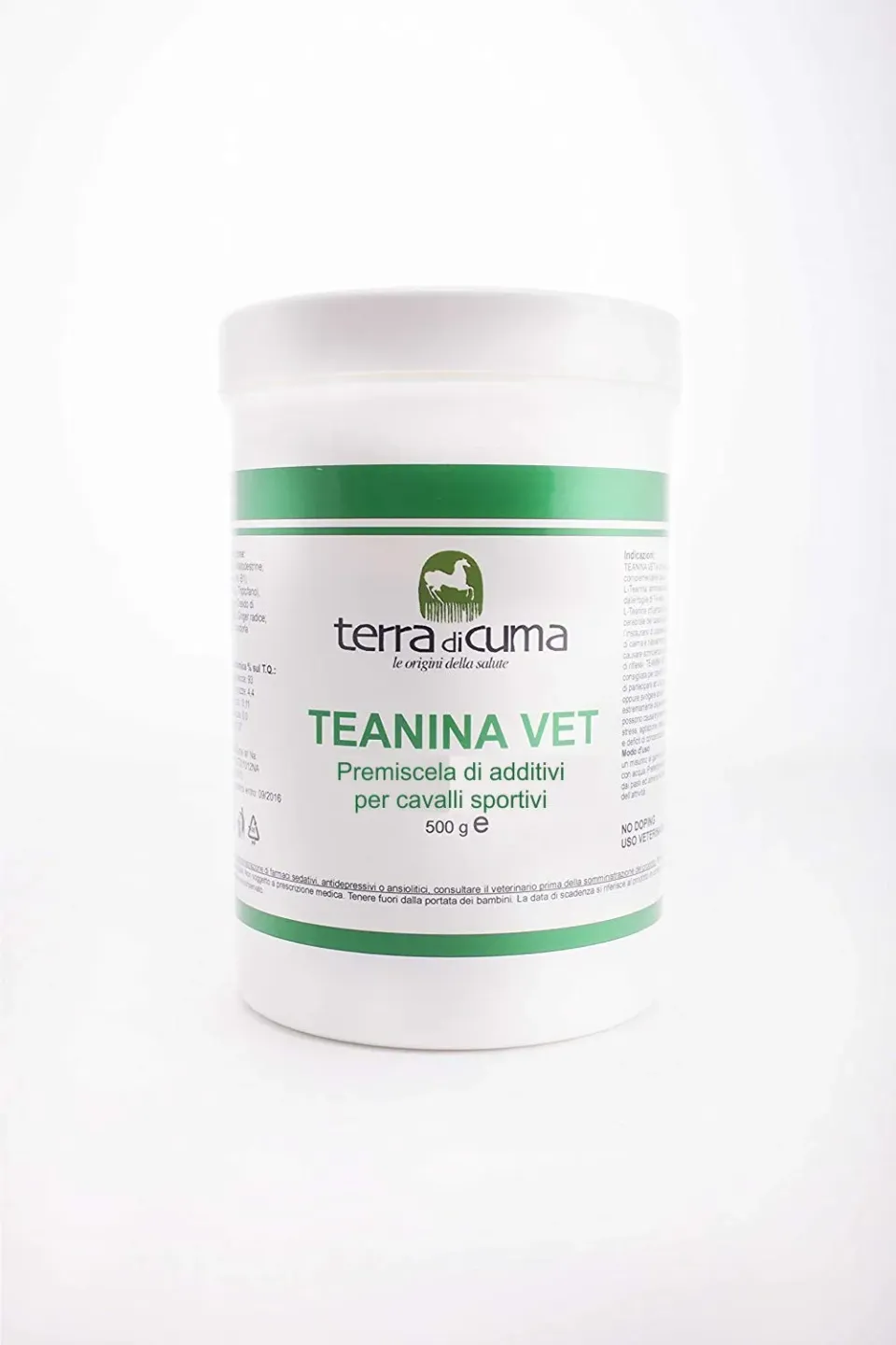 Terra di Cuma Teanina Vet integratore cavalli sportivi 500g