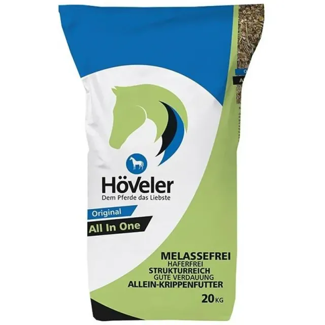 Höveler All in One muesli cavalli 20kg senza avena melasso