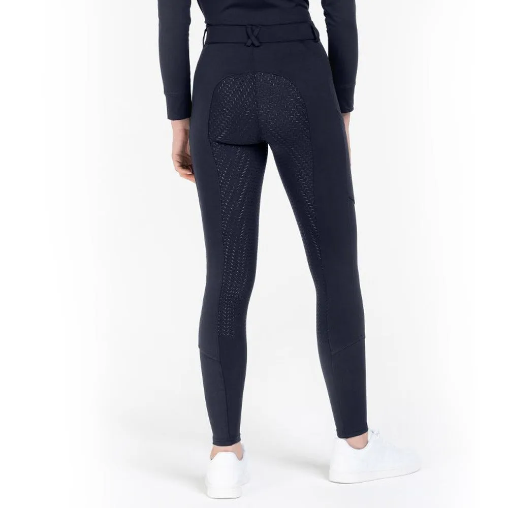 Essential pantaloni equitazione bimbi grip nero 128