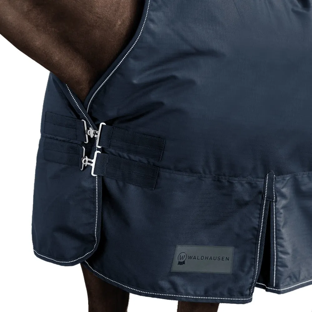 Nordic coperta cavallo collo alto 200g nero 145cm