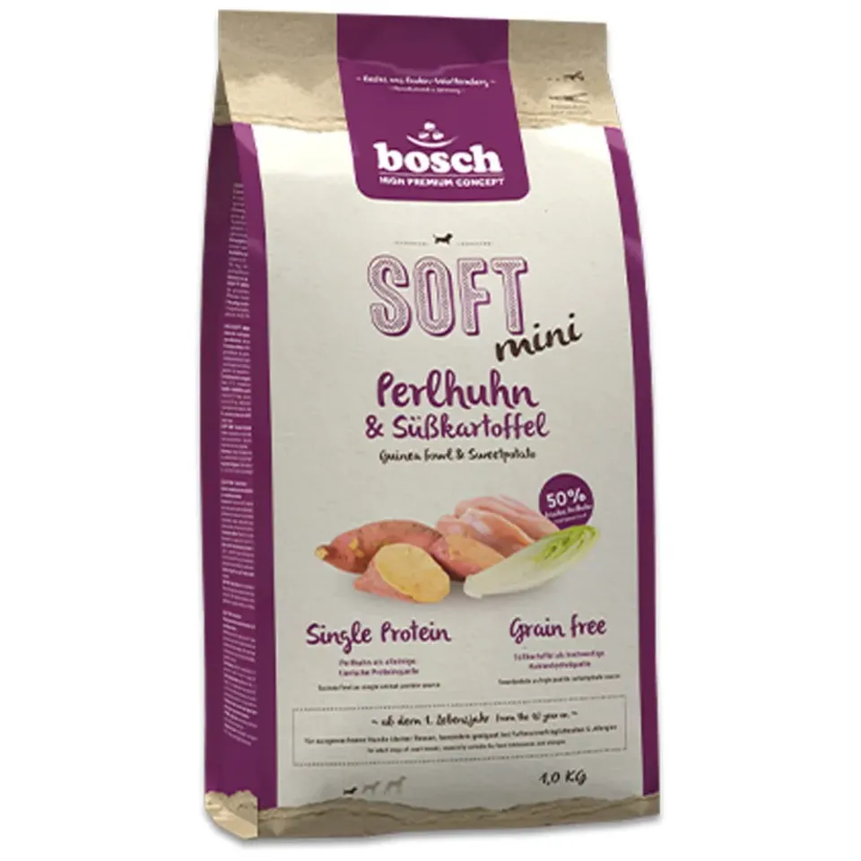 Bosch HPC Soft Mini crocchette cane faraona 50% monoproteiche
