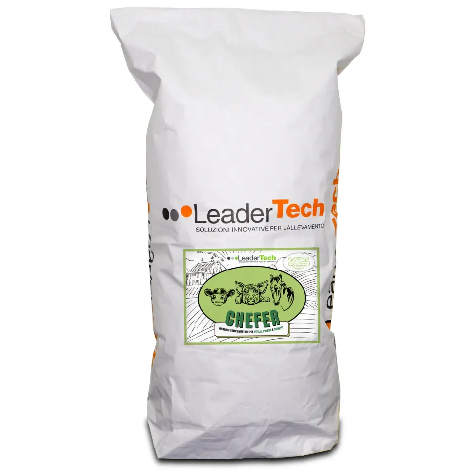 Leadertech Chefer polvere vitelli sacco 25 kg ferro chelato