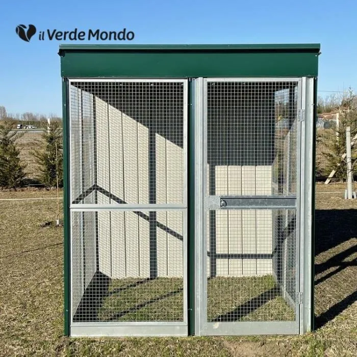 Il Verde Mondo recinto coperto galline rete 2x2 191x191