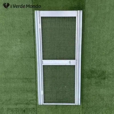 Il Verde Mondo Porta Grande Pannello Voliera 90x195 Rete 25x25