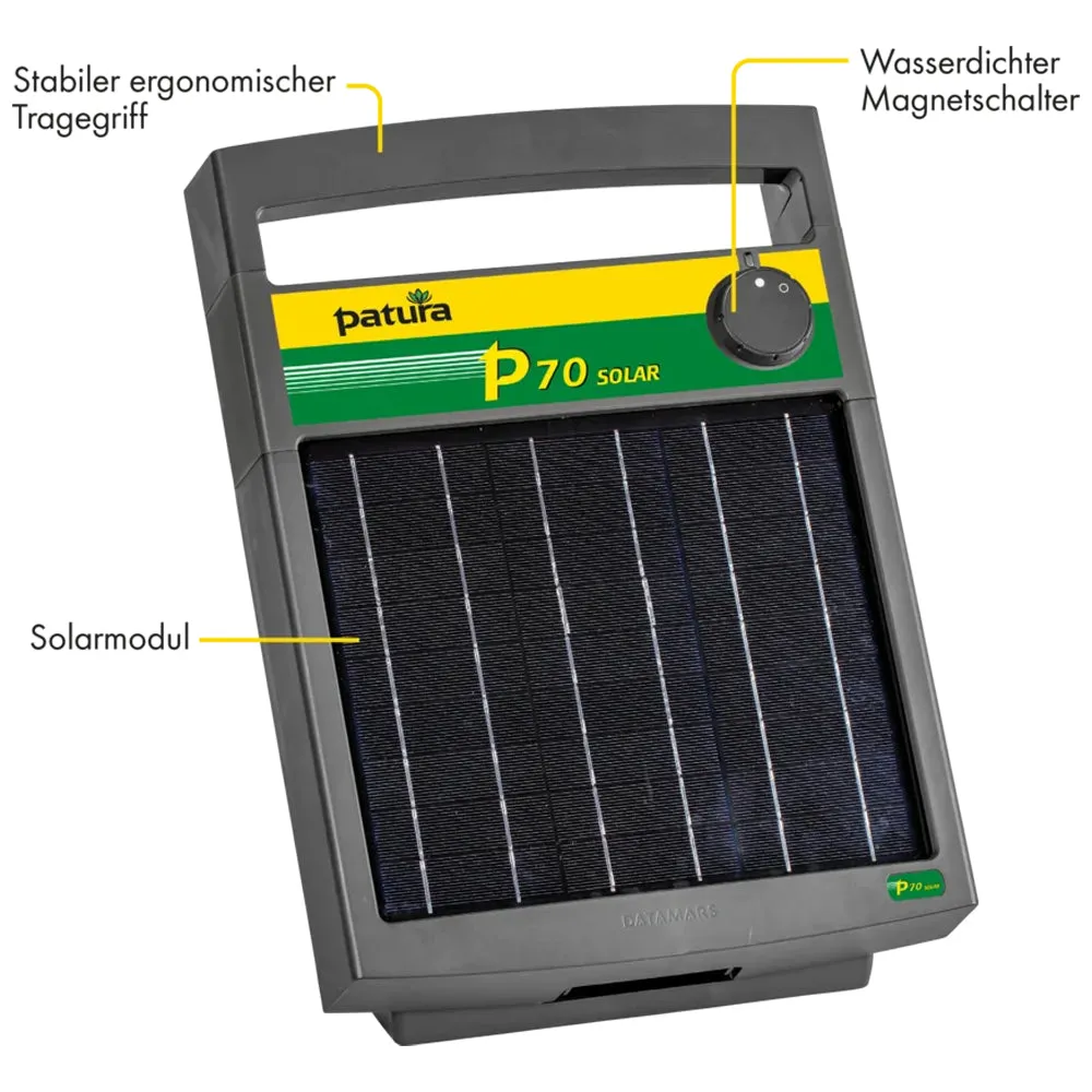 Beikircher Grunland P 70 elettrificatore solare recinto 0,65 J