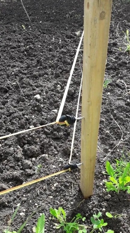 VOSS.farming Classic isolatori ad anello 50 pz per pali legno