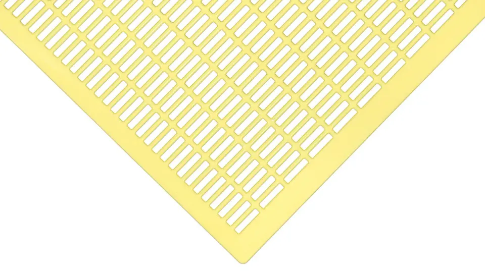 Griglia plastica gialla arnia Liebig DN10 420x377 mm