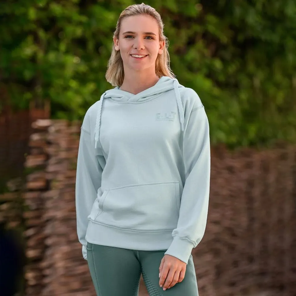 E.L.T. Strassburg felpa donna blu scuro cappuccio
