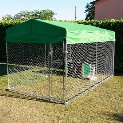 Il Verde Mondo Husky Media box cani coperto 3,96x2,28 senza ciotole
