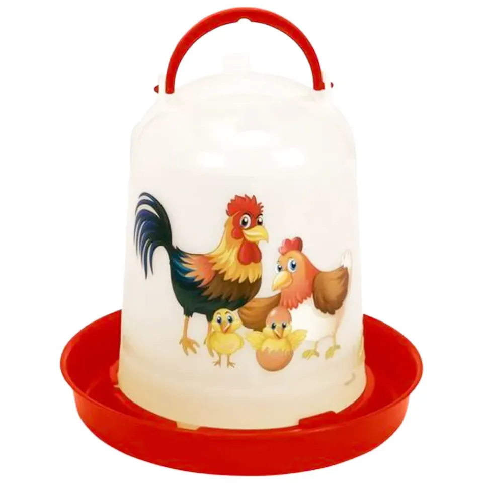 Gaun Happy Range Abbeveratoio Polli 3 L Rosso