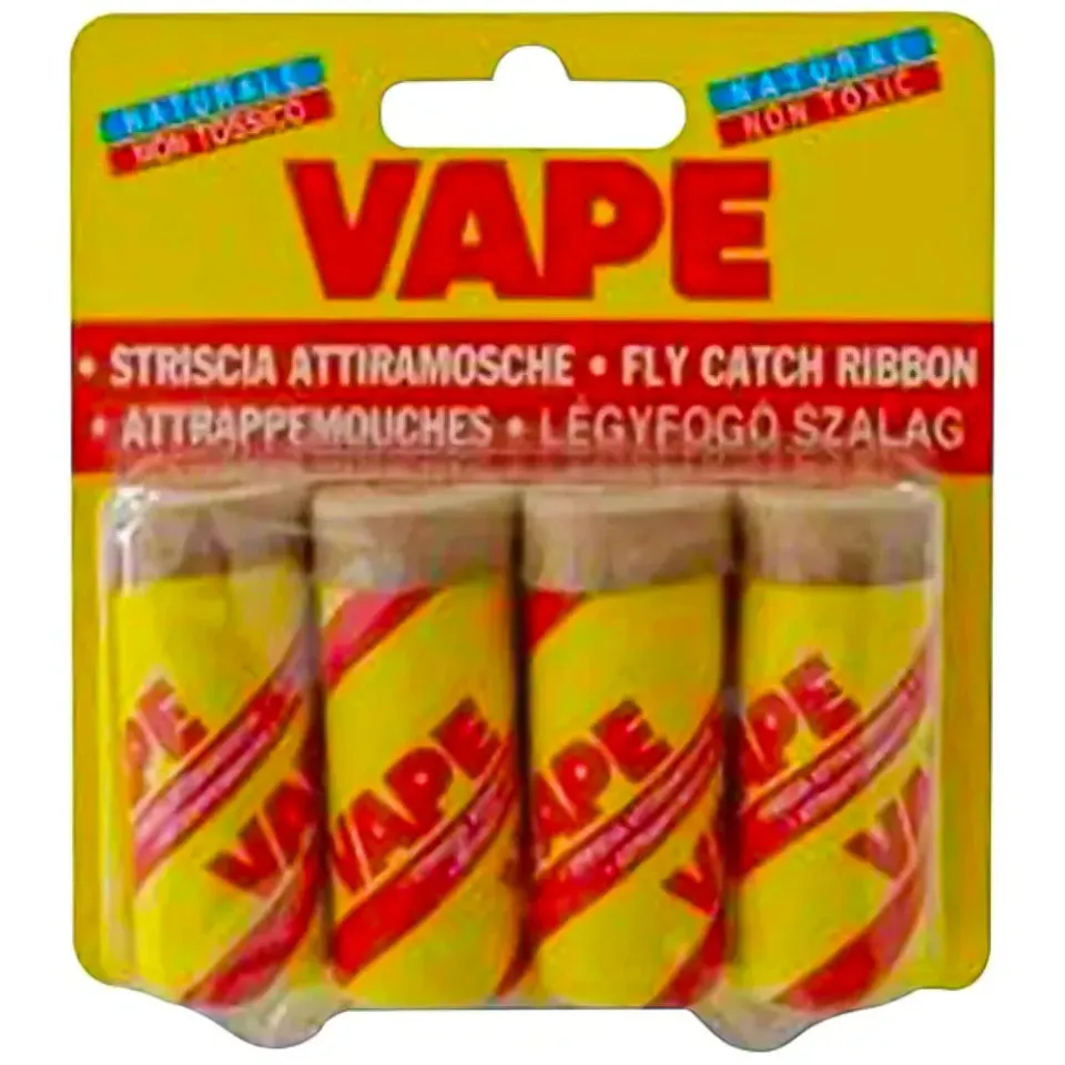 Vape carta moschicida casa 4 pezzi senza insetticida