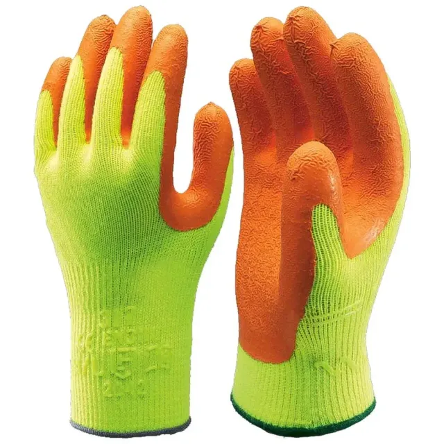 Showa 317 guanti da lavoro grip palmo gommato taglia 9/L neri