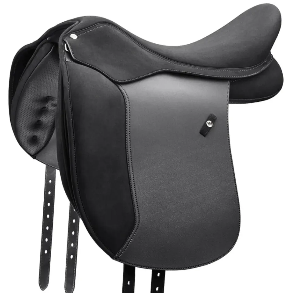 Wintec Pro sella da dressage larga nera 18" morbida