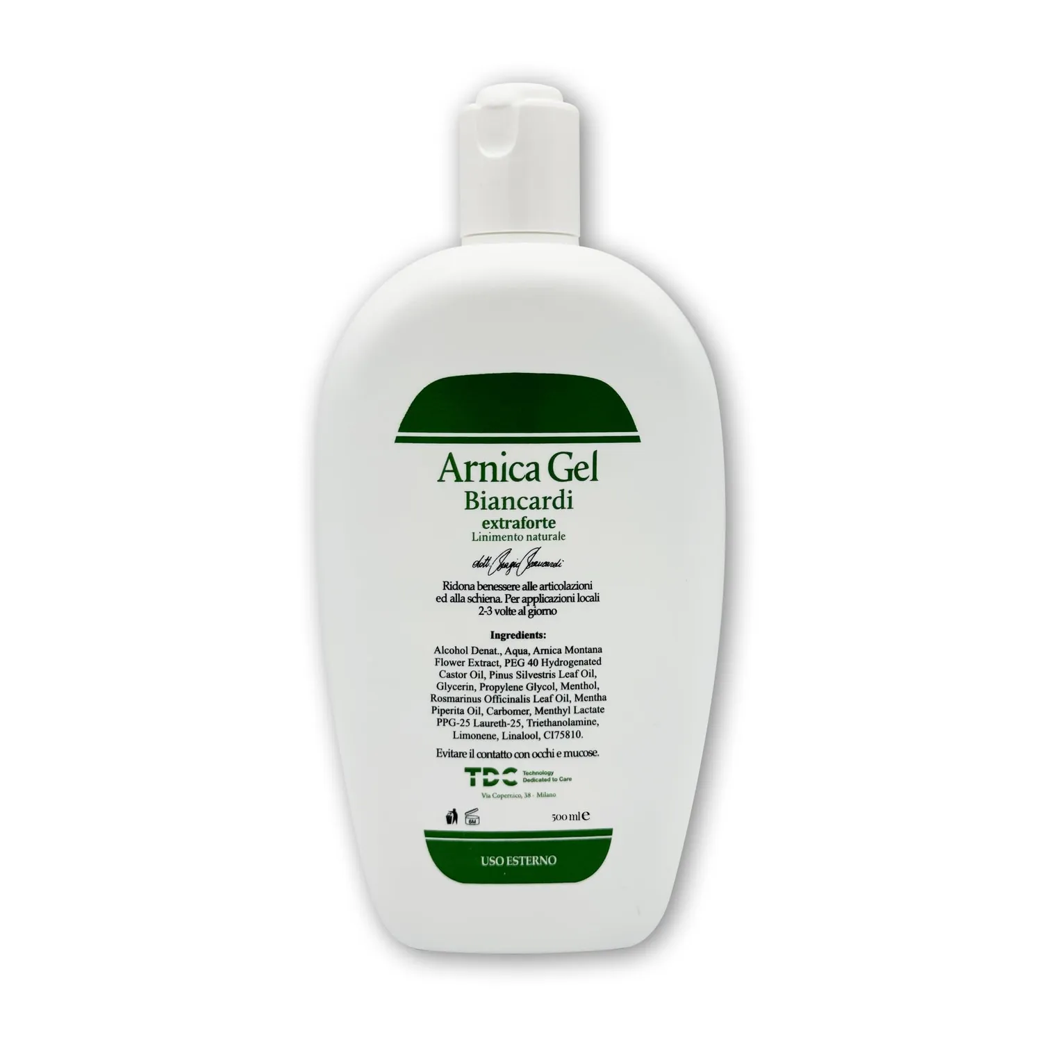 Terra di Cuma Arnica Gel Biancardi Extraforte 500 ml