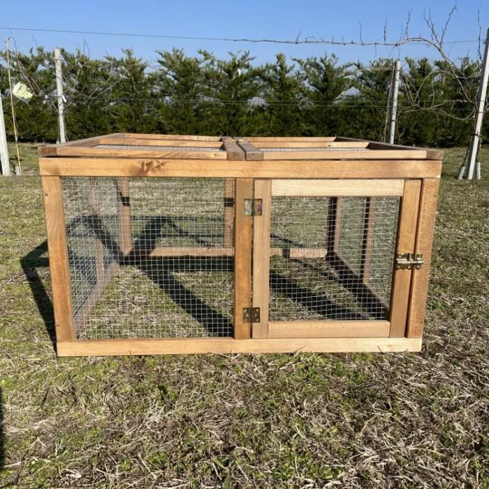 Il Verde Mondo gabbia legno galline pulcini 90x90