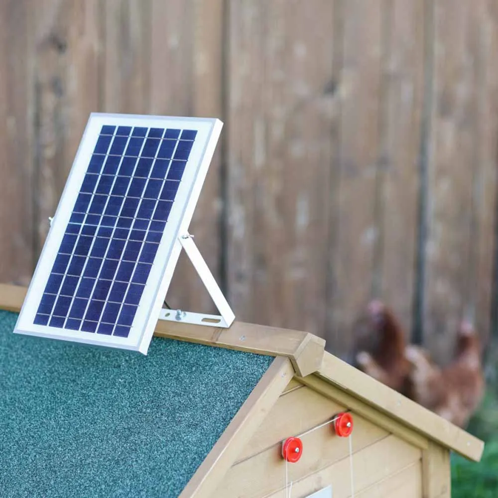 Kit Solare Porta Automatica Pollaio 10W batteria