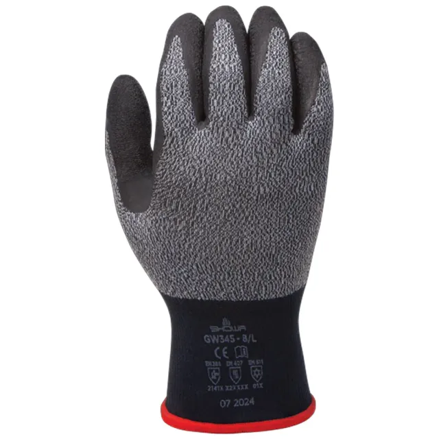 Showa GW345 guanti invernali lavoro antiscivolo L