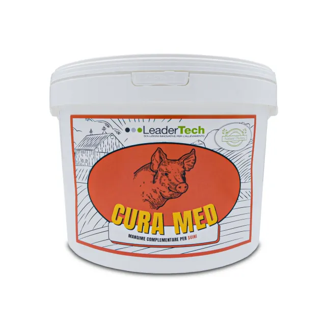 Leadertech Cura Med polvere suini secchiello 5 kg diarrea