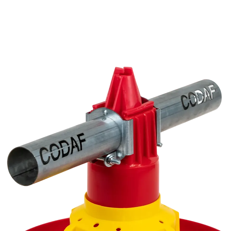 Codaf Kit Clamps Metallo staffe per 1 mangiatoia
