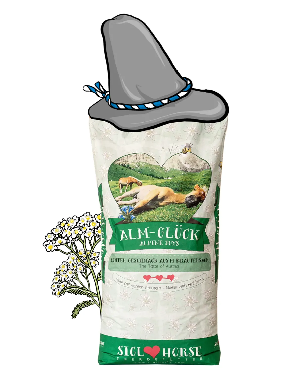 Siglhorse Alm-Glück Muesli per Cavalli con Carota