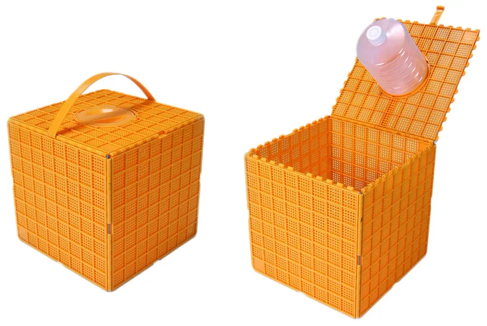 Multibox cassetta trasporto api arancione 25x25x25 controllo