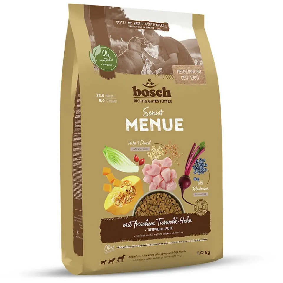 Bosch Menue Senior Crocchette Cane Pollo Ruspante 1 Kg