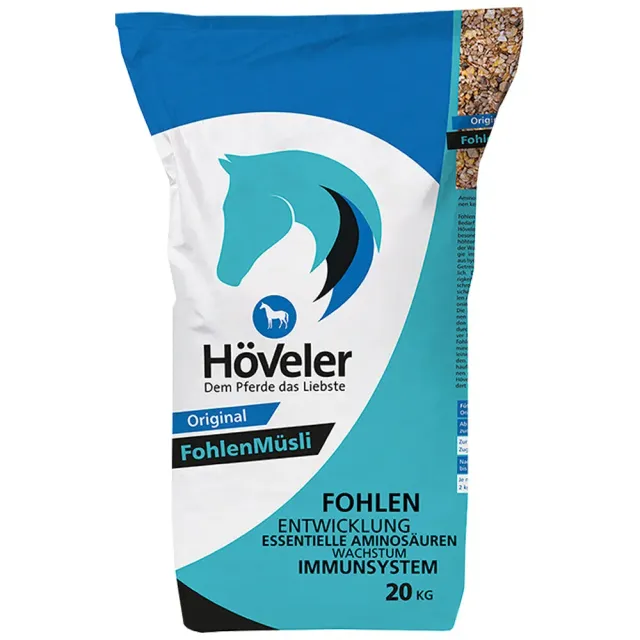 Höveler FohlenMüsli muesli puledri 20kg aminoacidi